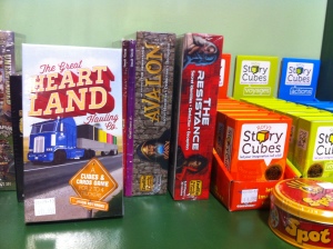 The Great Heartland Hauling Co. on the shelf at Gamer's Sanctuary in Flint.